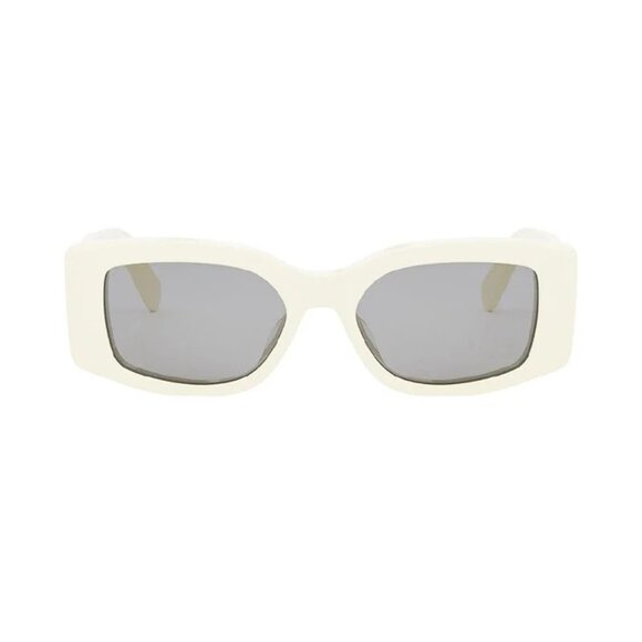 NEW CELINE SUNGLASSES IVORY GREY WOMEN EYEWEAR CELINE CL40282U 25A main image 4